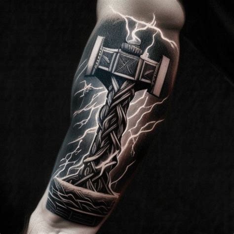 58 Mjolnir Tattoo Ideas - TattooClue.com