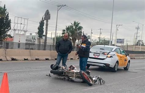 Motociclista Resulta Herido En Accidente