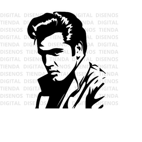 Elvis Presley Svg Elvis Presley Silhouette Svg Elvis Presl Inspire