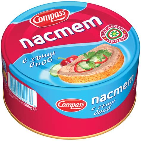 КОМПАС ПАСТЕТ 300ГР С ГЪШИ ДРОБ