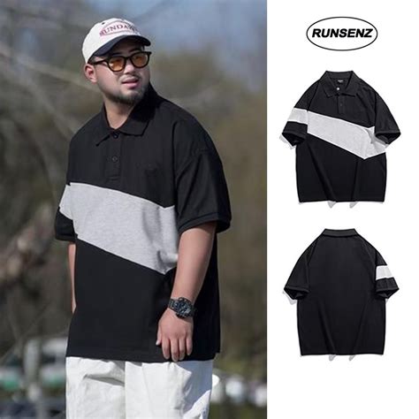 Xxl 8xl Plus Size Fat Polo T Shirt Men Casual Loose Cotton Short Sleeve Shirt Top Shopee Malaysia