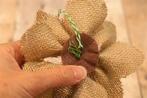 How To Make A Burlap Poinsettia Tutorial Factory Direct Craft Blog