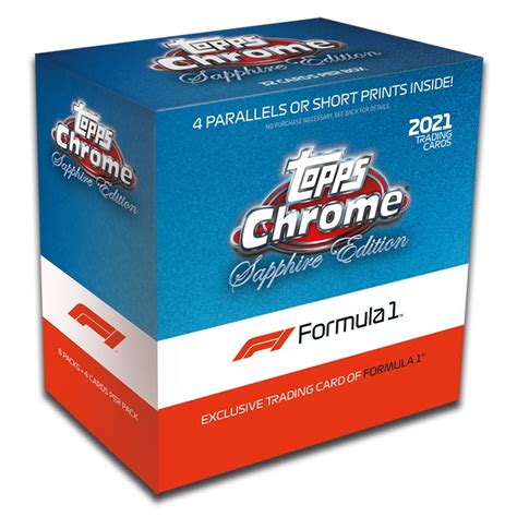 2021 TOPPS Chrome Sapphire Edition Formula 1 Racing Cards Collectosk