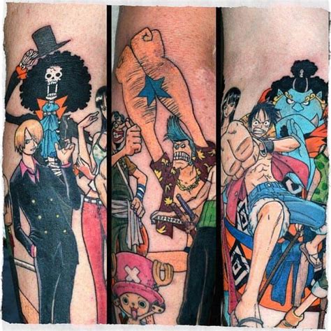 Awesome One Piece Tattoos For The Straw Hat Pirates One Piece