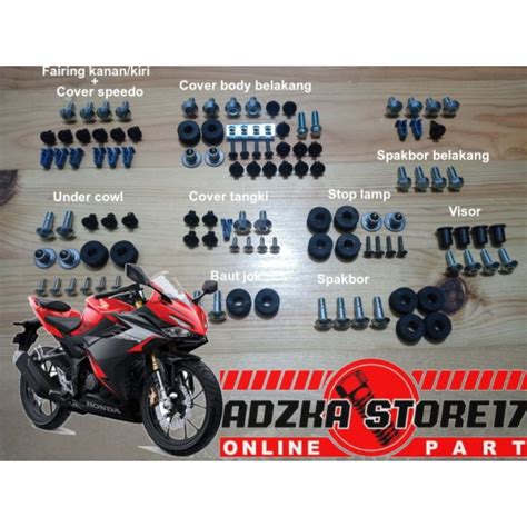 Jual Baut Body Fullset Cbr K R Baut Full Bodi Cbr K R