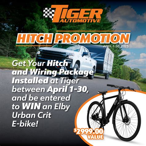 Tiger - 🚴‍♂️ Enter to Win an E-Bike with Every Trailer Hitch and or