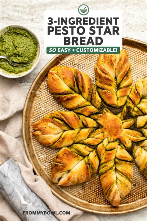 3 Ingredient Pesto Star Bread So Easy From My Bowl