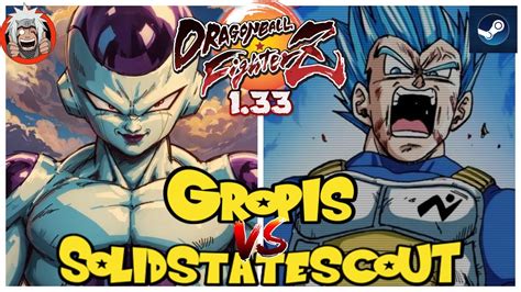 DBFZ Gropis Vs SolidStateScout SuperBaby2 Zamasu Frieza Vs Nappa