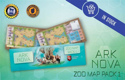 Ark Nova: Zoo Map Pack 1 - Capstone Games