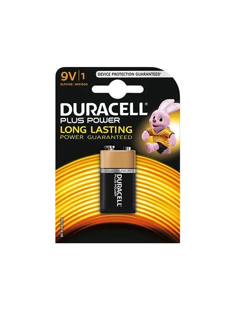 Batterij Duracell Plus Power 9V 1 Pack Bestellen Grafilabel Nl