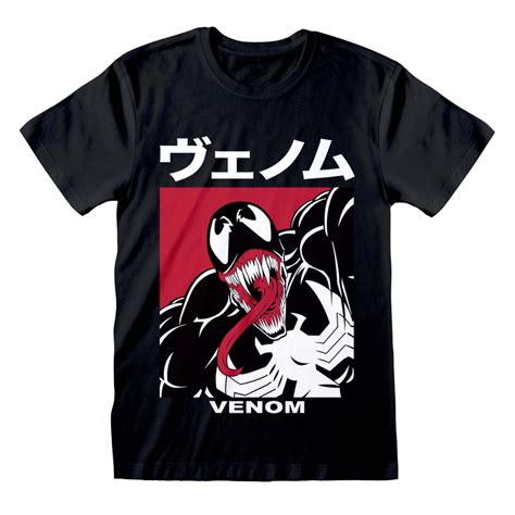 Marvel Venom Venom Japanese Black T Shirt