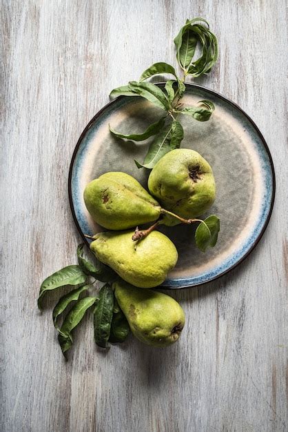 Premium Photo Directly Above Shot Of Fruits On Table