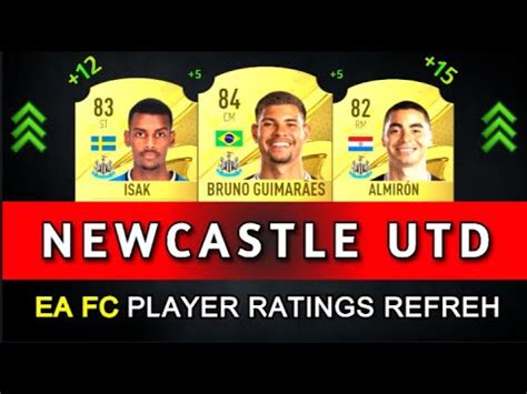 EA FC 24 BIGGEST NEWCASTLE UTD RATING UPGRADES FIFA 24 Ft