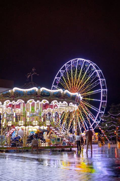 Orleans France Nov 28 2021 Christmas Atmosphere On The Streets Of