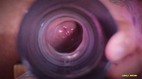 Closeup View From Inside My Fake Pussy While I Fuck It Slow And Passionate Until I Shoot A Big