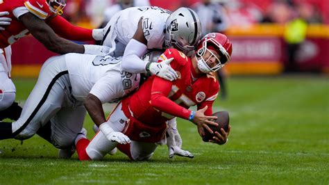 Adam Butler Strip Sack On Patrick Mahomes Raiders Week