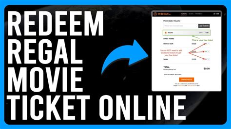 How To Redeem Regal Movie Ticket Online A Complete Guide YouTube