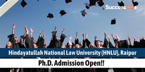 HNLU Raipur PhD Admission 2023 Dates, Application Form