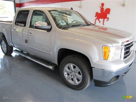 Pure Silver Metallic Gmc Sierra Sle Crew Cab