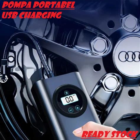 Jual Pompa Ban Portabel Elektrik Ban Motor Dan Mobil Tampilan Cerdas