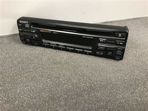 Sony Cdx Rds Xplod Car Radio Stereo Face Front Panel Complete