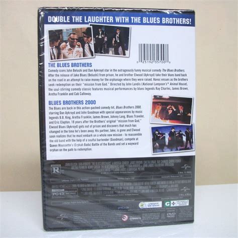 Blues Brothers Double Feature Dvd Comedy Belushi Akyroyd Goodman R Pg