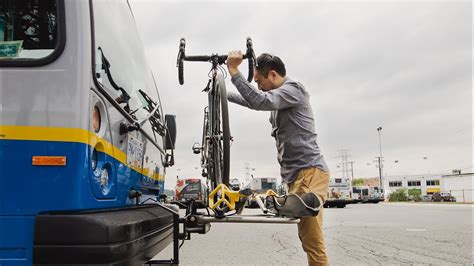 How To Use The Bike Rack On The Bus Youtube