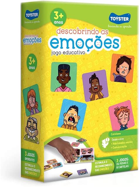 Descobrindo As Emo Es Jogo Educativo Toyster Brinquedos Amazon