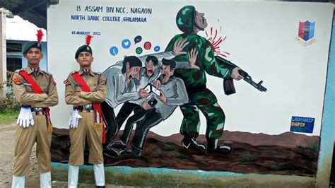 Wall Painting Create A Painting On NCC Office Wall By NCC Cadet S Of