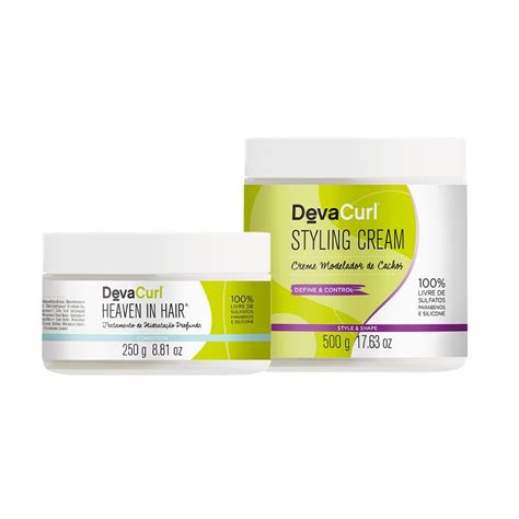 Kit Deva Curl Heaven In Hair Mask G Creme Styling Cream G Nico