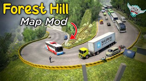 ETS2 Forest Hill Map Mod For Bus Simulator Indonesia Bussid 3 7 1