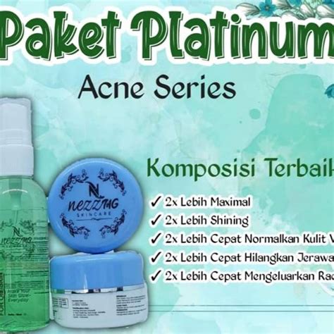 Jual Nezzmg Platinum Acne Series Shopee Indonesia