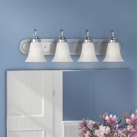 Charlton Home Tomberlin Strip 4 Light Dimmable Vanity Light Reviews