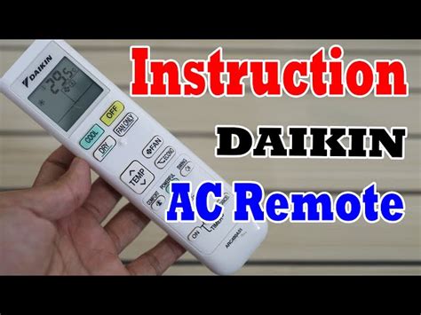 Daikin Mini Split Controller Manual Great Offers Th