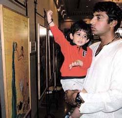 Ajay Jadeja With his Son Aiman ~ Kids of Sports Persons