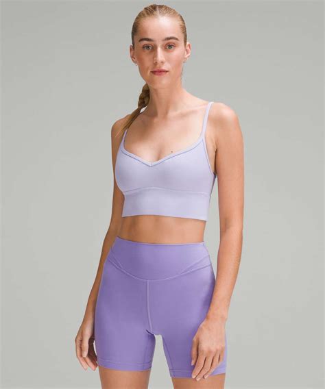 Lululemon Align Sweetheart Bra Light Support A B Cup Lilac Smoke