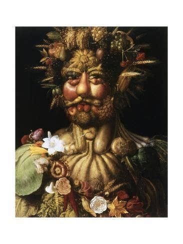 A Painting Of A Man With Flowers In His Hair