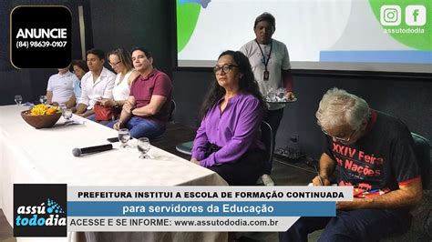 Prefeitura Institui A Escola De Forma O Continuada Para Servidores Da