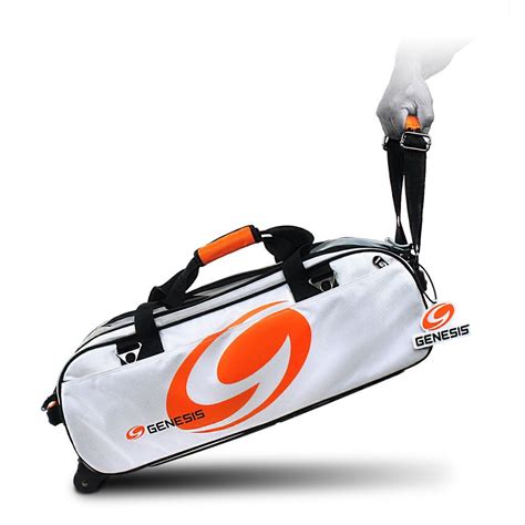 Genesis Sport Triple Tote Black Orange Bowlerx