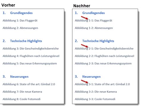 Word Abbildungen Kapitelweise Nummerieren Office Kompetenz De