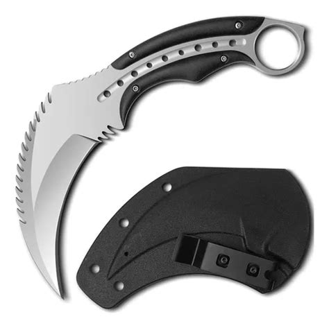 Canivete Karambit Chumbo Escorpi O Full Tang Bainha Pol Mero