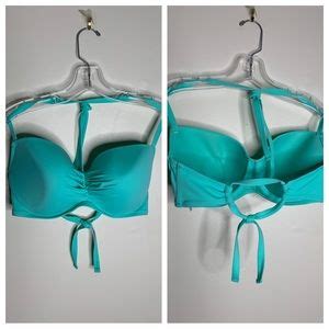 Shade Shore Swim Shade Shore Aqua Bikini Top Sz 36 Dd Poshmark