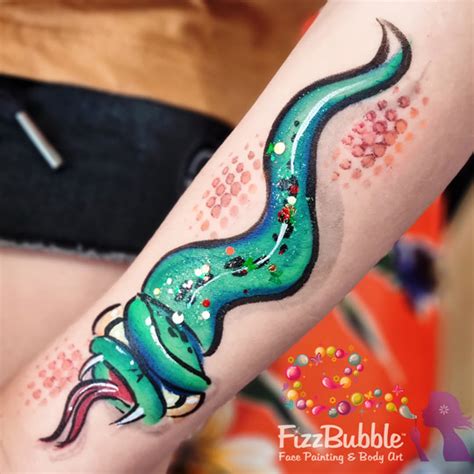 Snake Face Paint Fizzbubble