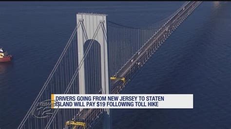 Verrazano Bridge toll hikes to take effect Monday