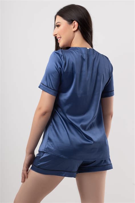 Pijama Curto Cetim Vanina Gabriela Lingerie