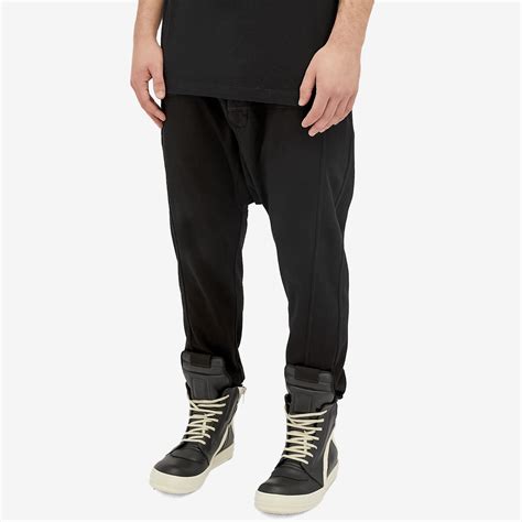 Rick Owens Drkshdw Prisoner Drawstring Pants Black End Us