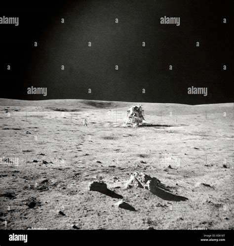 Alan shepard apollo 14 lm lunar module moon moonwalk hi-res stock ...