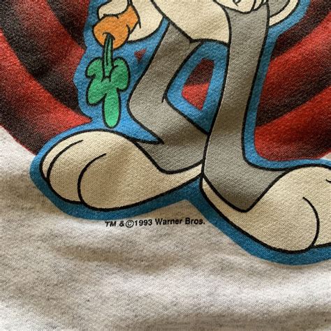 Vintage 1993 Bugs Bunny Looney Tunes Thats All Folks Gem