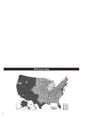 Ups Zone Chart Excel - Fill Online, Printable, Fillable, Blank | pdfFiller