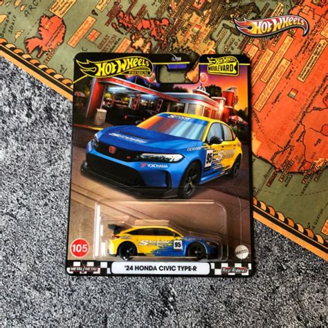 Jual HRT Hot Wheels Premium Boulevard Honda Civic Type R Spoon Mainan Mobil Balap